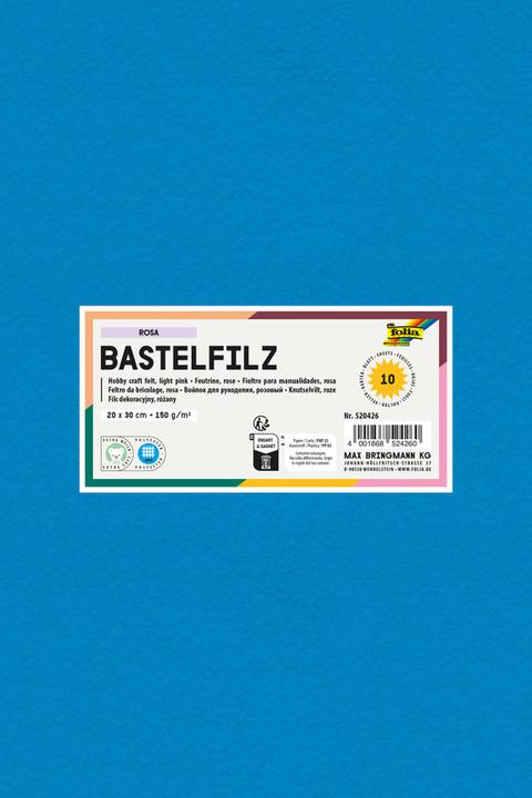 Produktbild Folia Bastelfilz, (B)200 x (H)300 mm, 150 g/qm, k”nigsblau