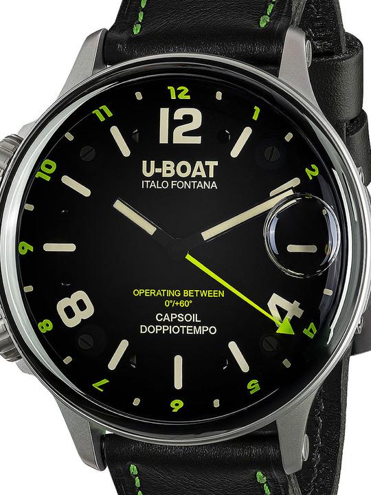 Immagine prodotto U-Boat 9676 Capsoil Doppioempo SS GMT (Orologio da polso analogico, 55 mm)