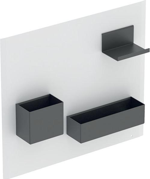 Image du produit Geberit Acanto kit paroi magnétique 500649, 499x388x75mm
