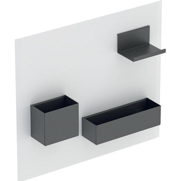 Geberit, Duschablage, Acanto Magnetwand Set 500649, 499x388x75mm