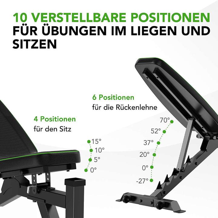 Actual product image Tunturi Verstellbare Hantelbank mit Bauch- und Beintrainer UB60