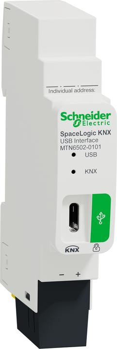 Produktbild Schneider Electric SpaceLogic KNX USB-Schnittstelle DIN- MTN6502-0101