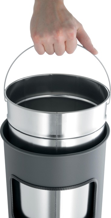 Image du produit Durable Corbeille à papier 17 l métal anthracite avec cendrier (17 l)
