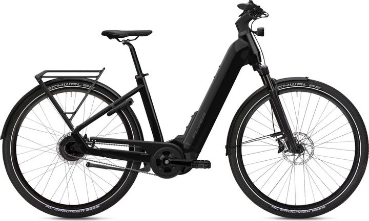 Produktbild Flyer E-Bike Upstreet 5.40 Panasonic GX Force Pro FIT 75Nm/630Wh/36V 28 Zoll Perlschwarz glänzend M (48 cm)
