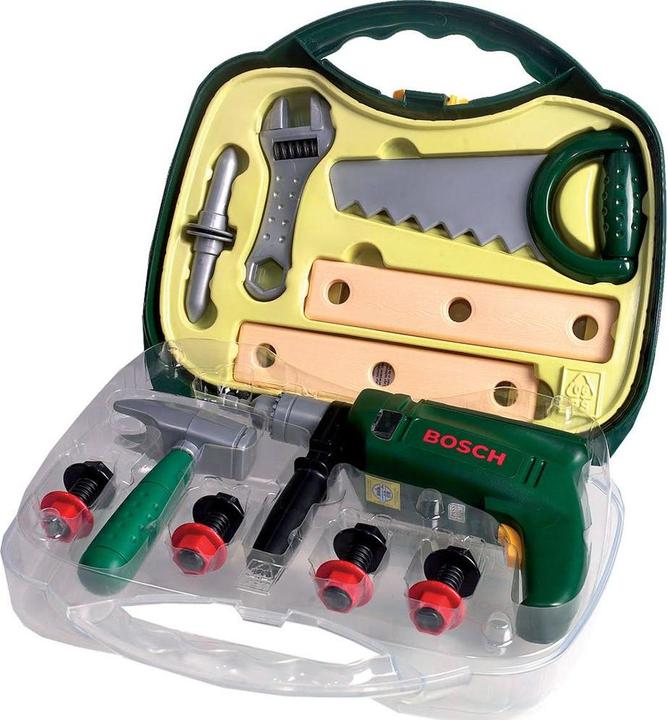 Actual product image Theo Klein Bosch toolbox with drilling machine