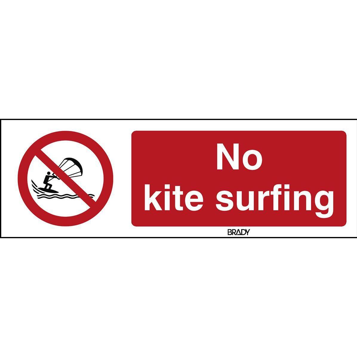 Thumbnail - Brady, Sicherheitskennzeichnung, ISO Safety Sign - No kite