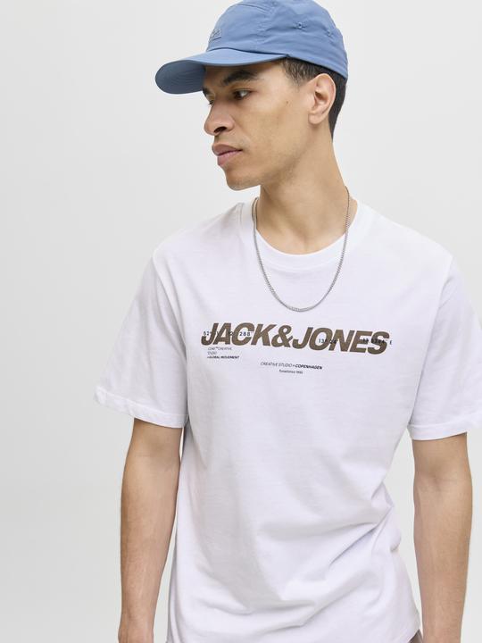 Produktbild Jack & Jones Gedruckt Rundhalsausschnitt T-shirt T-shirt (L)