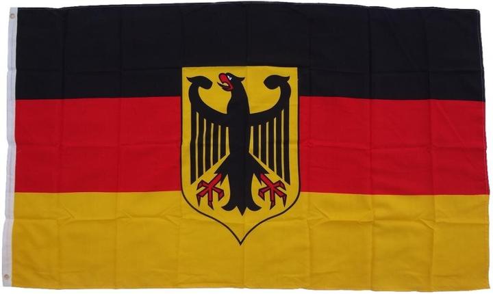 trends4cents XXL Flagge Deutschland mit Adler 250 x 150 cm Fahne mit 3 Ösen 100g/m² Stoffgewicht (250 x 150 cm)