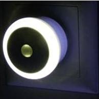 Actual product image Steffen Night light LED white, housing white, twilight sensor