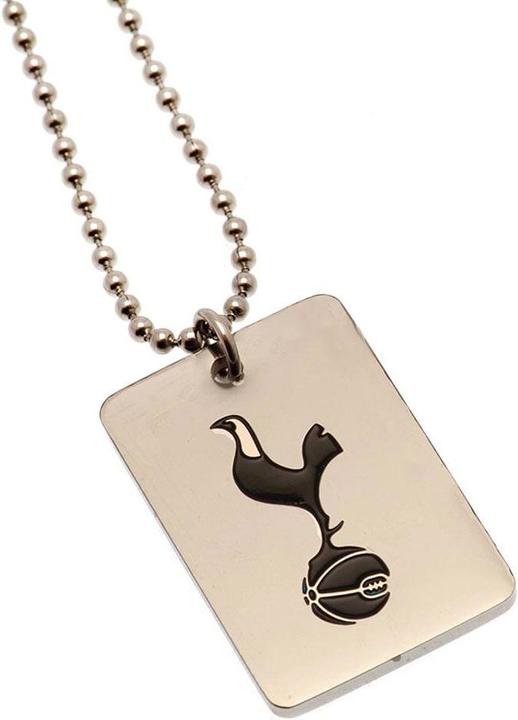 Image du produit Tottenham Hotspur FC Badge et chaîne en acier inoxydable (Matériau 100% synthétique)