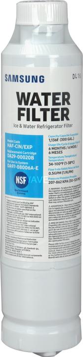 Actual product image Samsung HAF-CIN/EXP water filter (1 x)
