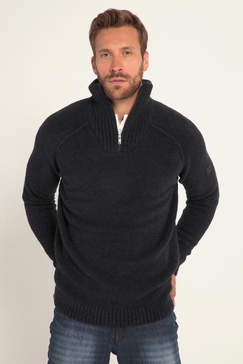Actual product image JP1880 Half-zip, knitwear, half-zip collar, zip, FLEXNAMIC® (XL)