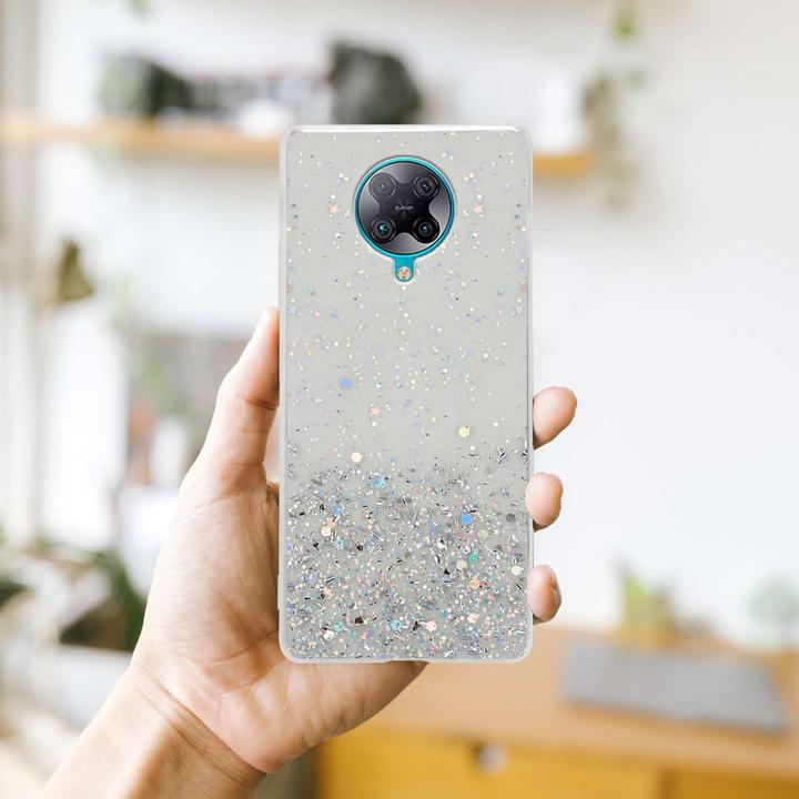 Actual product image Cadorabo Bumper Case for Xiaomi POCO F2 PRO TPU funkelnder Glitter (Xiaomi Poco F2 Pro)