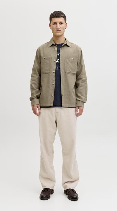Immagine prodotto Jack & Jones Jprblurayle Linen Bl. Solid Ls Shirt Sn (M)