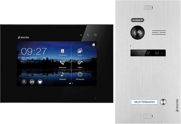 Immagine prodotto Balter Video-Türsprechanlage für 1-Familienhaus (Cablato)