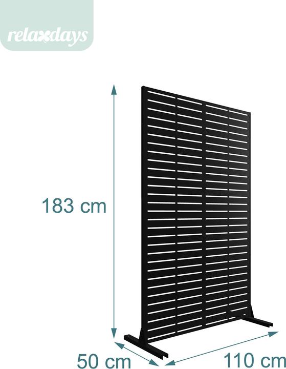 Relaxdays Paravento per esterni (50 cm)
