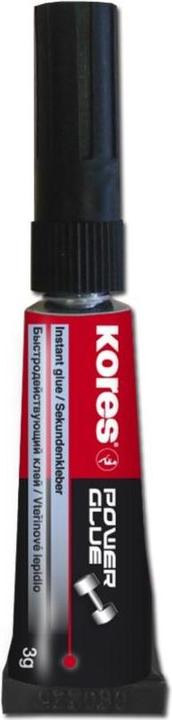 Actual product image Kores Superglue "Power Glue (3 g, 1 ml)