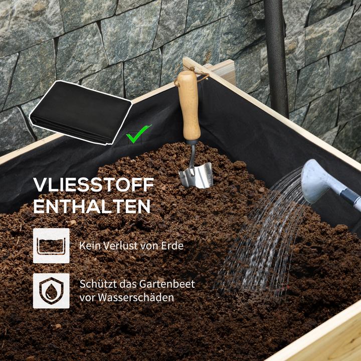 Produktbild Outsunny Stufenbeet mit Holzrahmen