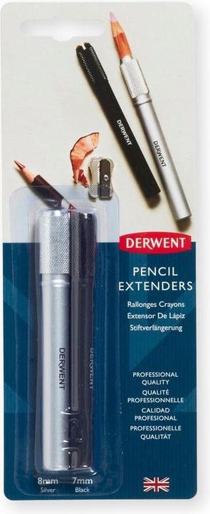 Actual product image Derwent Pencil extender, for 7 and 8 mm diameter, 2-part (2 x)