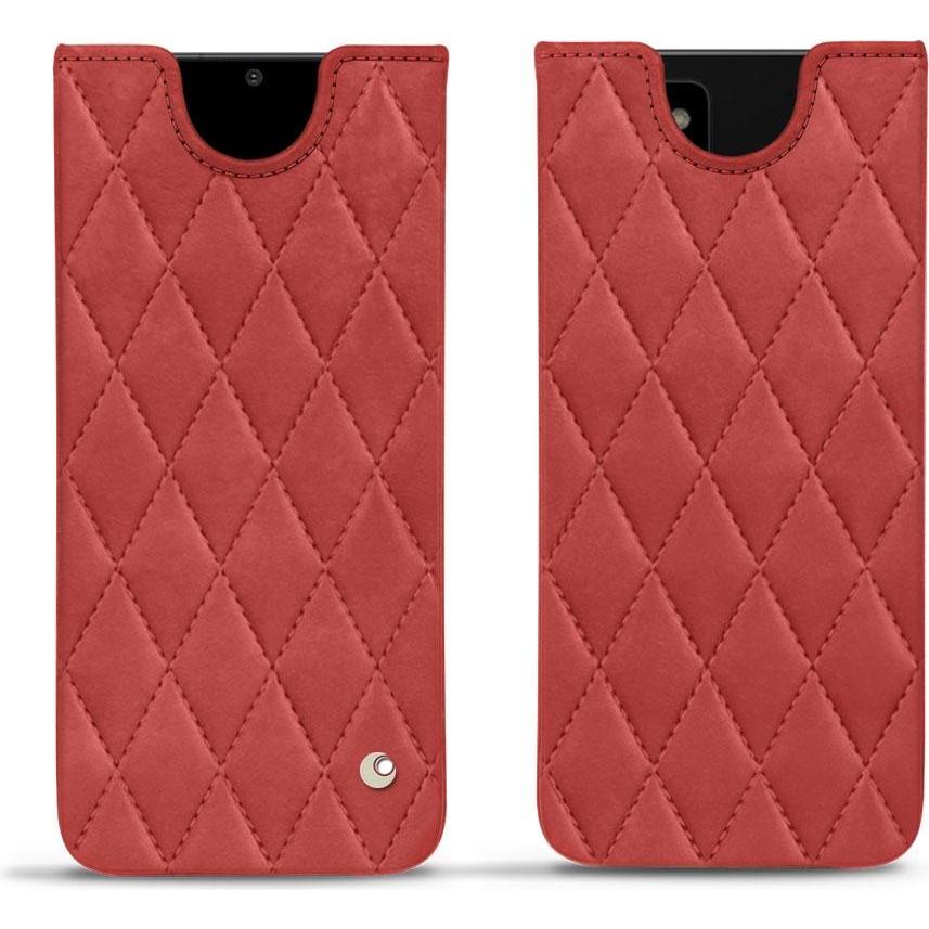 Noreve Lederschutzhülle (Samsung Galaxy Note 20 Ultra), Smartphone Hülle, Rot