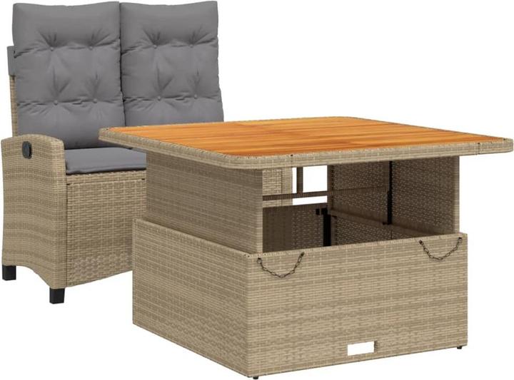 Produktbild vidaXL Garten Essgruppe (110 x 110 x 40 cm)