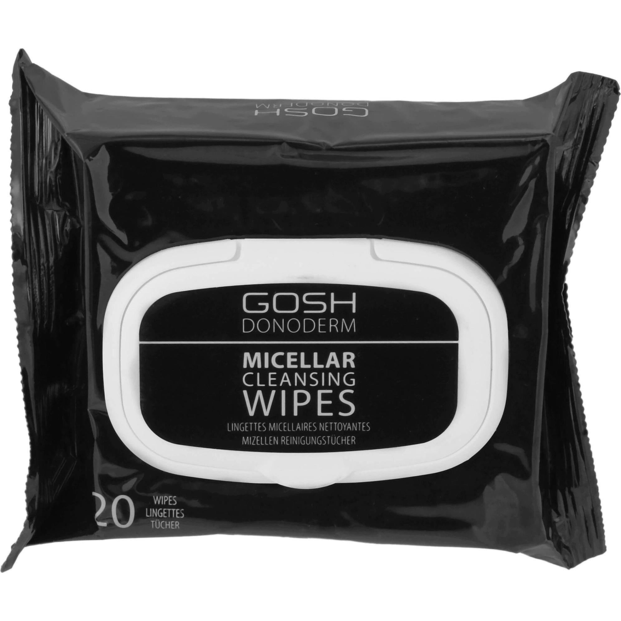 Copenhagen GOSH Donoderm Micellar Cleansing Wipes Gesichtsreinigungstuch 20 Stück(e) Frauen (Reinigungstücher Gesicht) (5711914126308)