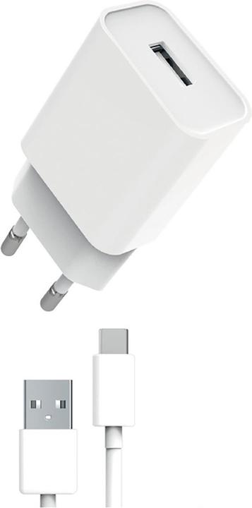 Produktbild My Way Myway Pack Chargeur Secteur 2a + Cable USB C 1m Blanc (12 W)