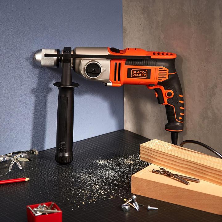 Actual product image Black & Decker Impact drill KR911K, 910 watt (Hammer drill driver)