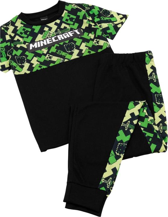 Produktbild Minecraft Schlafanzug mit langer Hose Jungen kurzärmlig (134)
