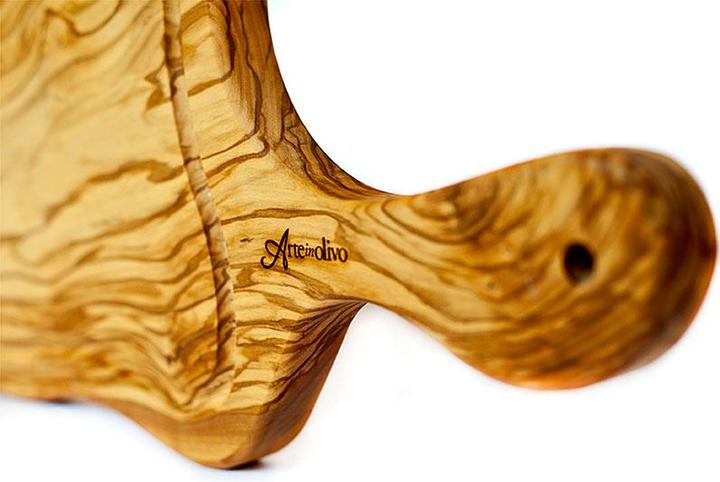 Produktbild Natura Punto Steak-Brett mit Saftrille, 40 x 24 cm, Olivenholz