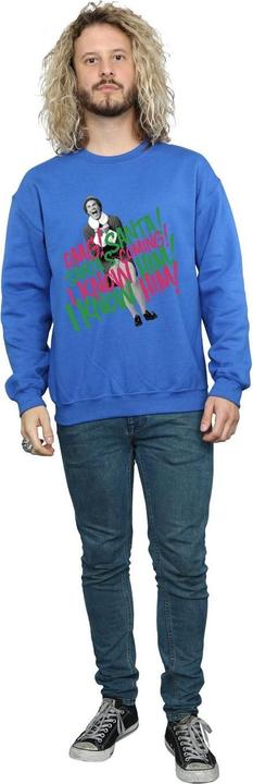 Actual product image Elf Mens Santa's Coming Sweatshirt (L)