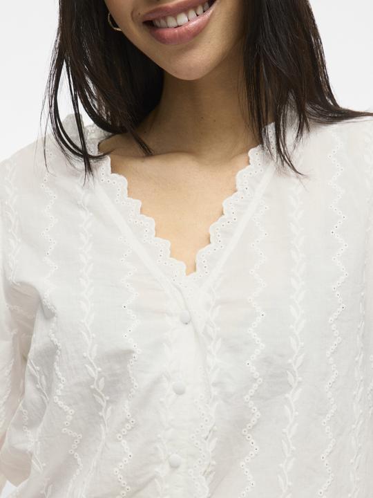 Produktbild Vila VISONJA Baumwoll Langarmhemd (40)