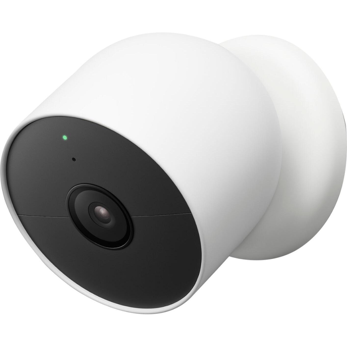 Google Nest Cam (1920 x 1080 Pixels), Netzwerkkamera, Schwarz, Weiss