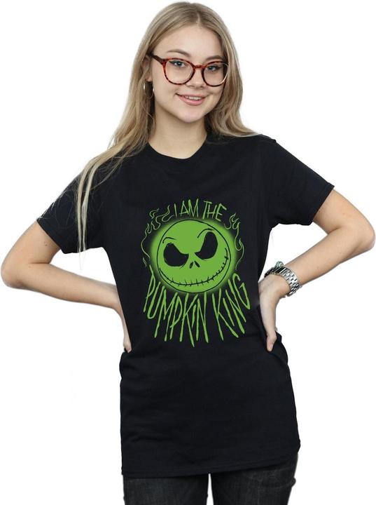 Immagine prodotto Disney Nightmare Before Christmas Pumpkin King Maglietta Ampia Donna (3XL)