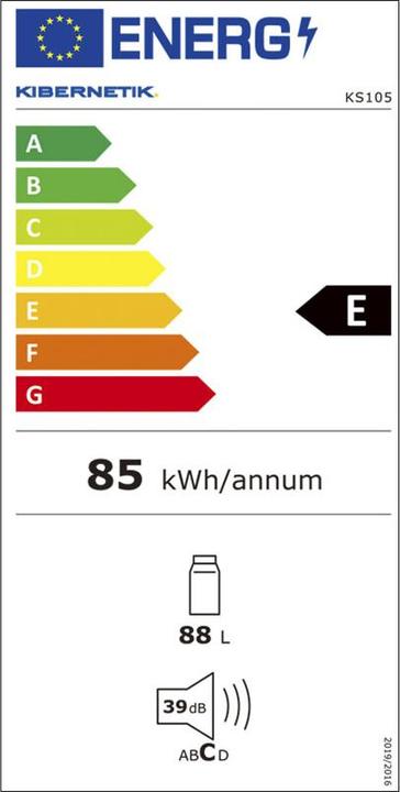 Energie-Label Kibernetik FSP Kühlschrank (88 l)