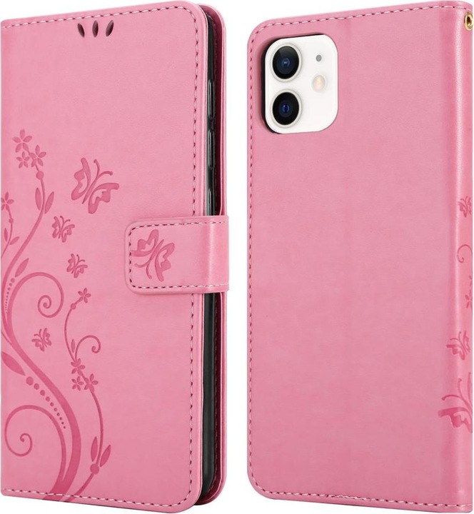 Produktbild Cadorabo Flower Book Hülle (Apple iPhone 12 mini)