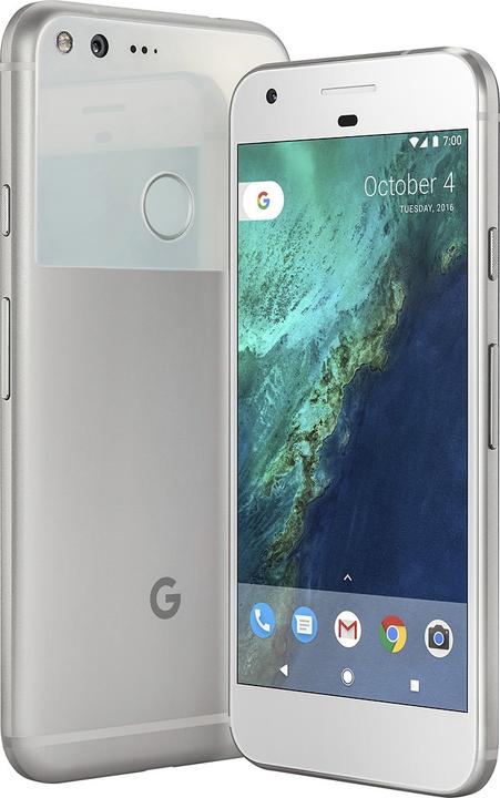 Google Pixel (128 GB, Very Silver, 5", Single SIM, 12 Mpx, 4G)