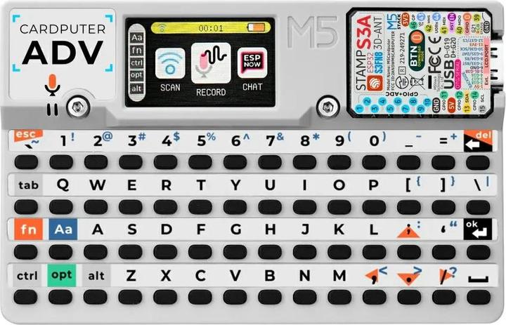 Actual product image M5Stack Cardputer Adv Version ESP32-S3