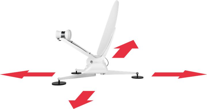 Productafbeelding Camping First Satmex mobil 3 (Parabolische antenne, DVB-S / -S2)