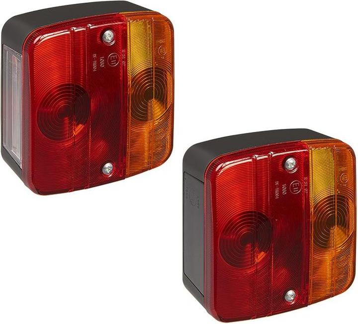 Actual product image ProPlus Tail light 4 functions 98x104mm incl. bulb in blister pack