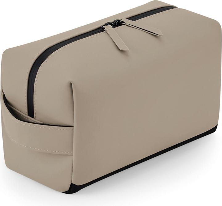 Actual product image Bagbase Matte PU Toiletry Bag