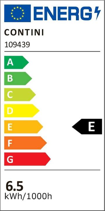Energie-Label Contini LED Wegleuchte Rayo Ø 10cm x H35cm (385 lm, IP65)