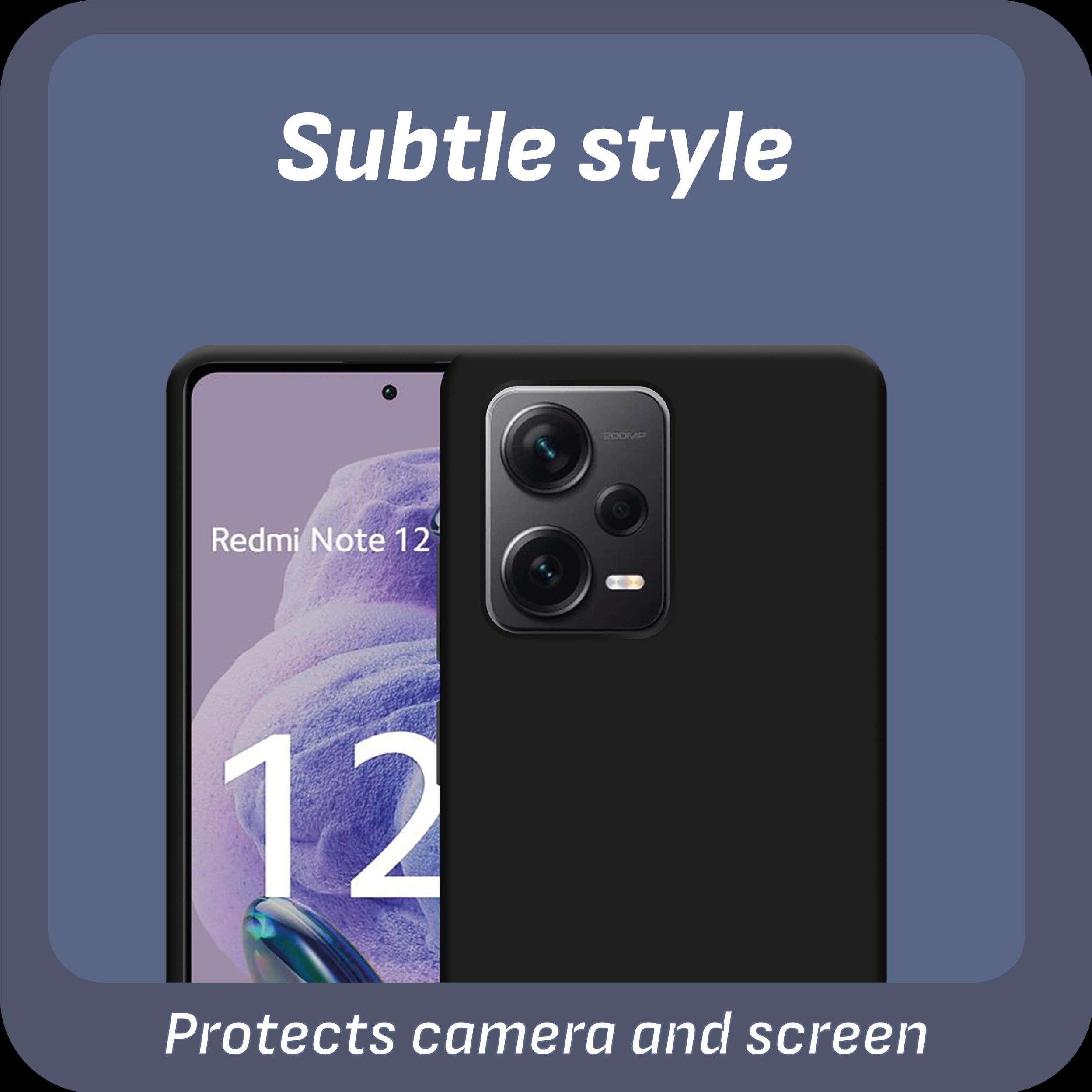 Cazy Silikon Hülle Kompatibel mit Xiaomi Redmi Note 12 Pro+ 5G - Soft TPU Schutz - (Xiaomi Redmi Note 12 Pro+), Smartpho...
