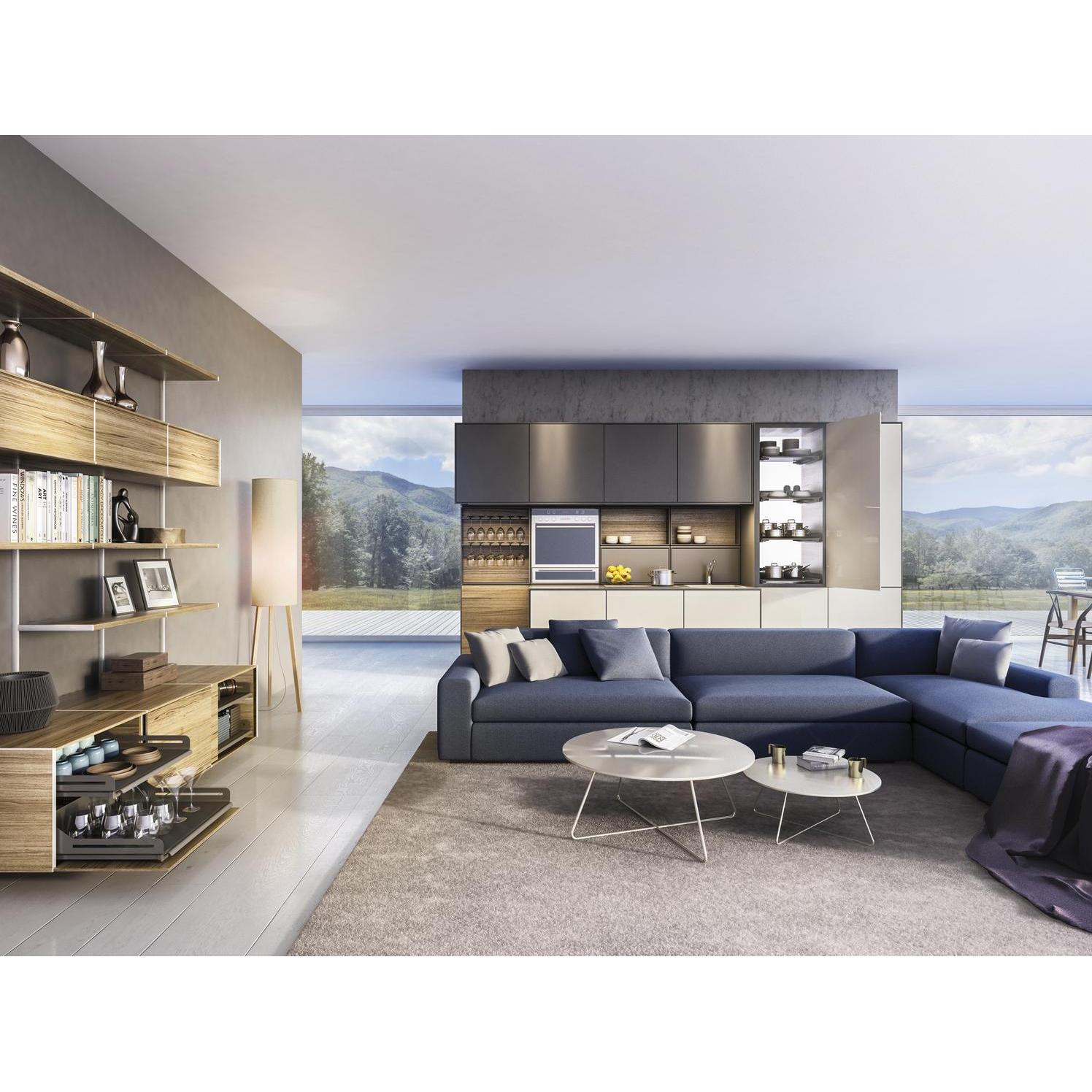 Thumbnail - Ebnat, Möbelausstattung, PEKA Auszugstablar Extendo Libell KB 450 mm Anthrazit (1 Stk.)