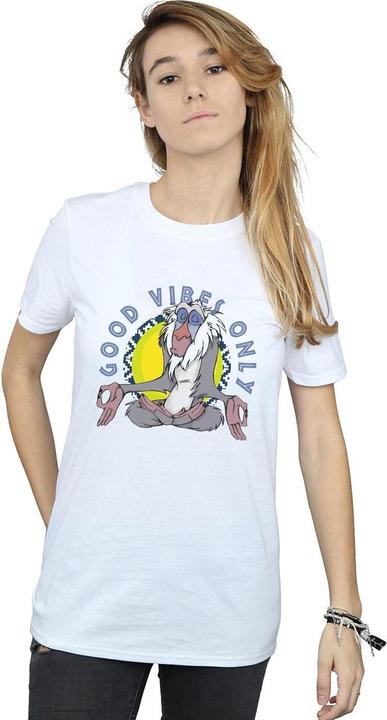Immagine prodotto Disney The Lion King Rafiki Good Vibes Only Maglietta Ampia Donna (M)