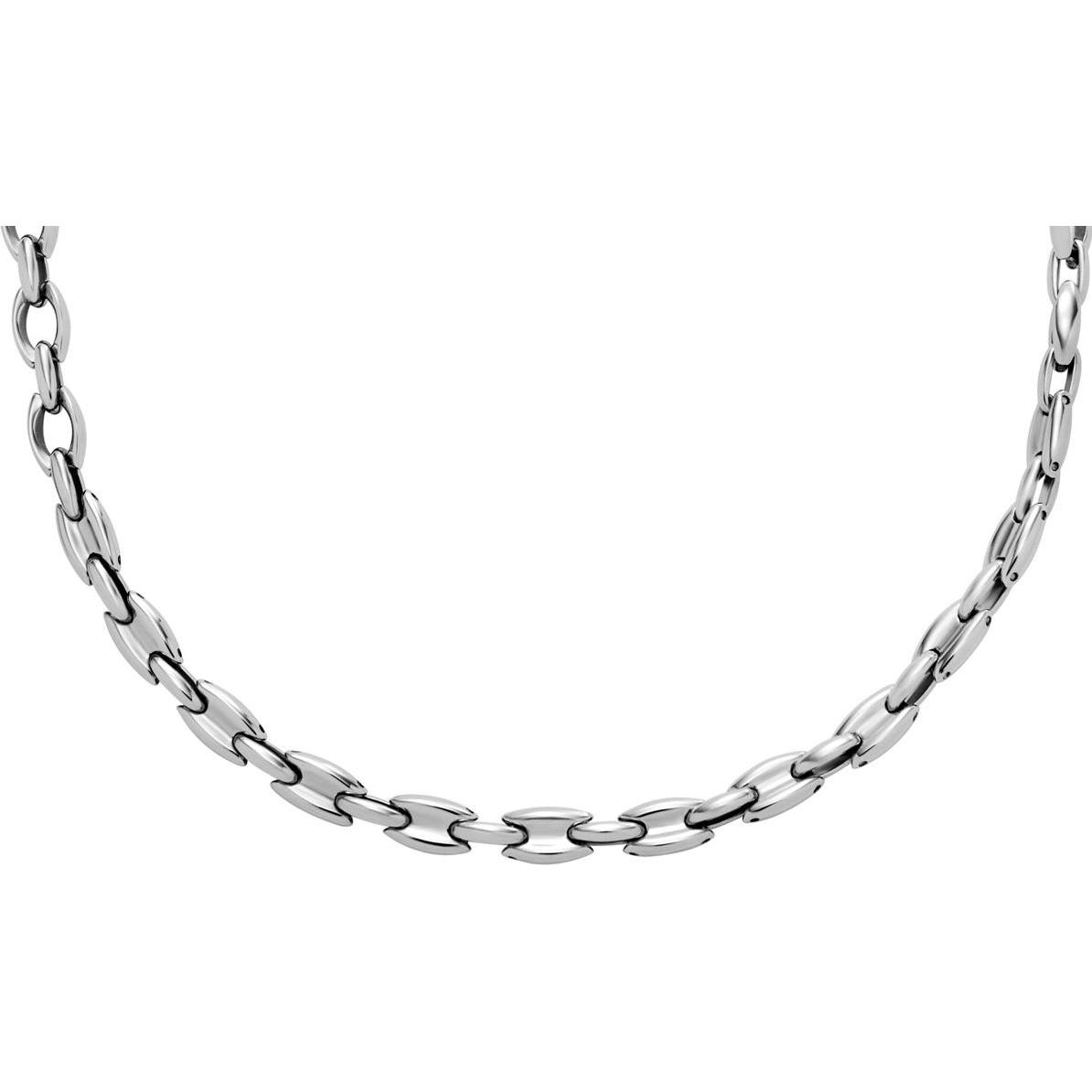Diesel, Halsschmuck, Kette METAMORPH, (Edelstahl, 50 cm)