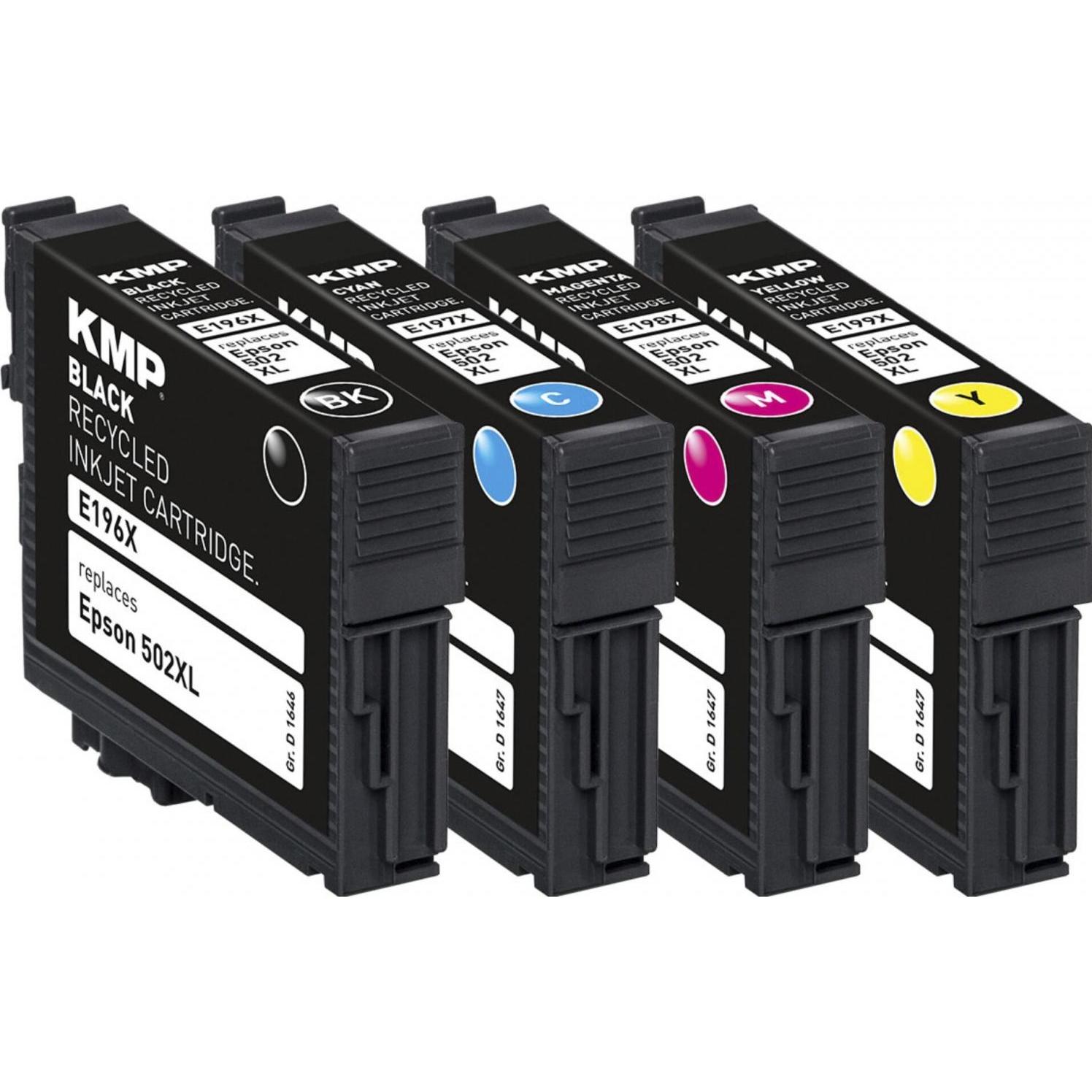Thumbnail - KMP, Druckerpatrone, E196XV Multipack BK/C/M/Y kompatibel mit Epson T 02W6 (M, BK, C, Y)