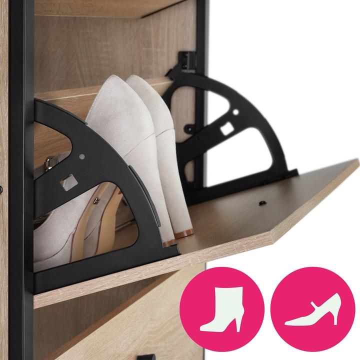 Immagine prodotto tectake Portascarpe (32 x 61 x 130 cm)