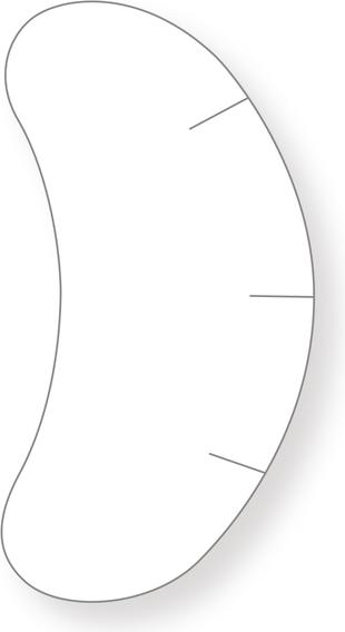 Actual product image GL Beauty EYE PADS SENSITIVE 10 pcs. (Artificial eyelashes)