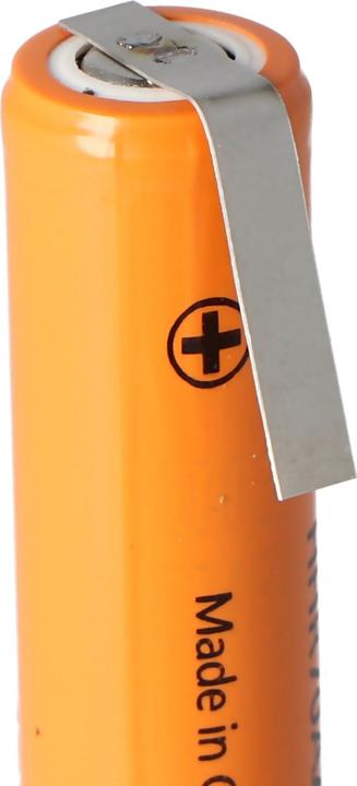 Actual product image Panasonic Akku Flat Top HHR-70AAAE4 / AAA mit Lötfahne U-Form (1 pcs., AAA, 700 mAh)
